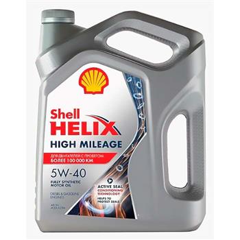 

Моторное масло Shell Helix High Mileage 5W-40, 1л, 550050426