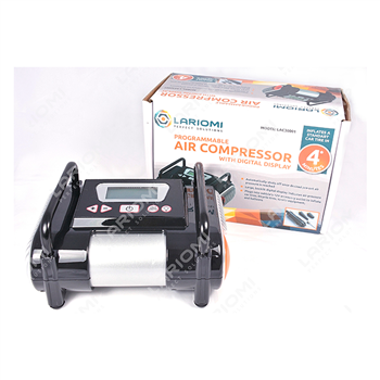 Компрессор  воздушный автомобильный с цифровым дисплеем, 12V, 100PSI, 25лмин, 7атм