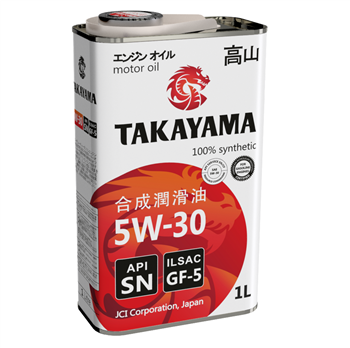 

Моторное масло TAKAYAMA SAE 5W-30, 1л, 605042