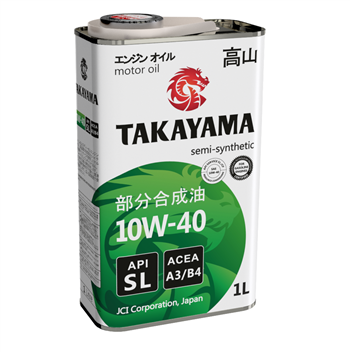 

Моторное масло TAKAYAMA SAE 10W-40, 4л, 605047