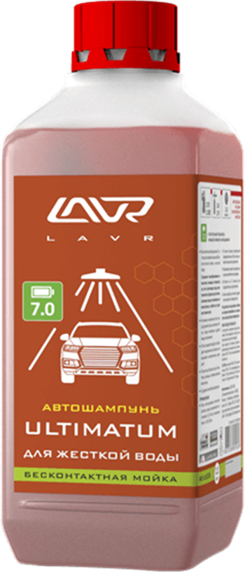 

Автошампунь LAVR AUTO SHAMPOO ULTIMATUM для жесткой воды, LN2326