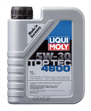 

Моторное масло LIQUI MOLY Top Tec 4600 5W-30, 1л, 8032