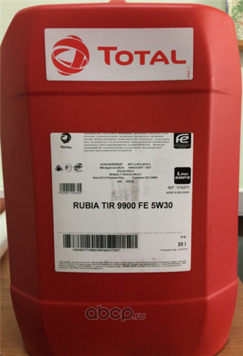 

Моторное масло Rubia Tir 9900 FE, 174371