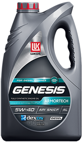 

Моторное масло LUKOIL GENESIS ARMORTECH DIESEL 5W-40, 4л, 3149129
