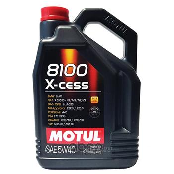 

Моторное масло MOTUL 8100 X-CESS GEN2 5W-40, 4л, 109775