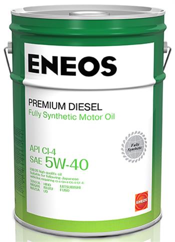

Моторное масло ENEOS PREMIUM DIESEL CI-4 5W-40, 20л, 8809478942827