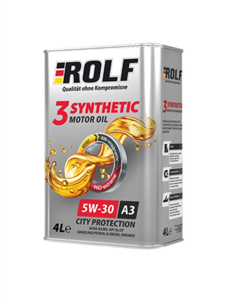 

Моторное масло ROLF 3-Synthetic, 322549