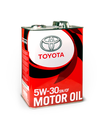 

Моторное масло TOYOTA MOTOR OIL SN/CF 5W-30, 4л, 0888083944