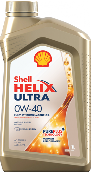 

Моторное масло Shell Helix Ultra 0W-40, 1л, 550051577