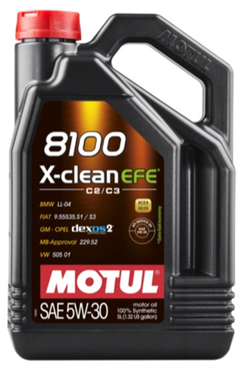 

Моторное масло 8100 X-clean EFE 5W-30, 109471