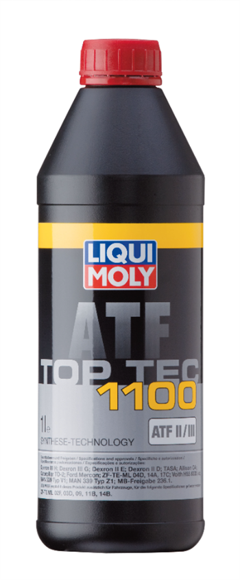 

Масло трансмиссионное LiquiMoly НС-синтетическое для АКПП Top Tec ATF 1100 (1л), 7626