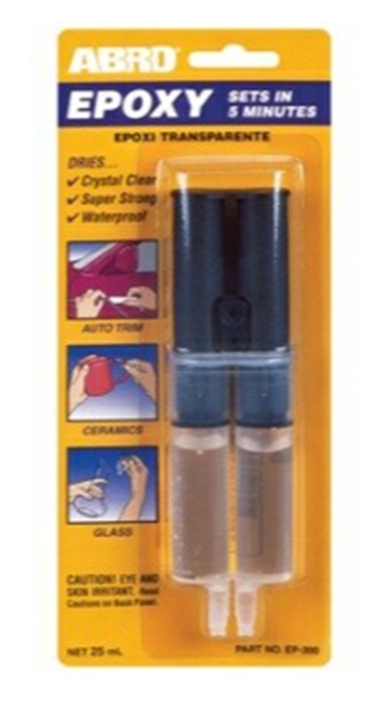 

Эпоксидный клей в шприце ABRO EPOXY, EP300