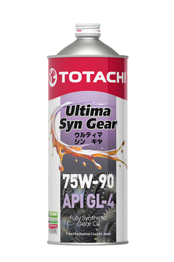 

Масло трансмиссионное TOTACHI синтетическое Ultima Syn-Gear 75W-90, 1L, 60701