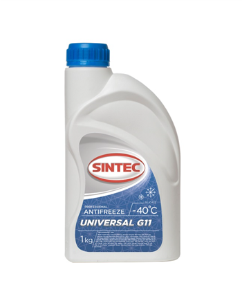 

Антифриз SINTEC UNIVERSAL G11 (синий), 1кг, 800302