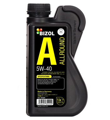 

Моторное масло BIZOL Allround 5W-40, 1л, 85220
