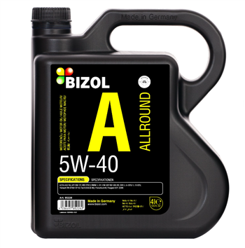 

Моторное масло BIZOL Allround 5W-40, 4л, 85226