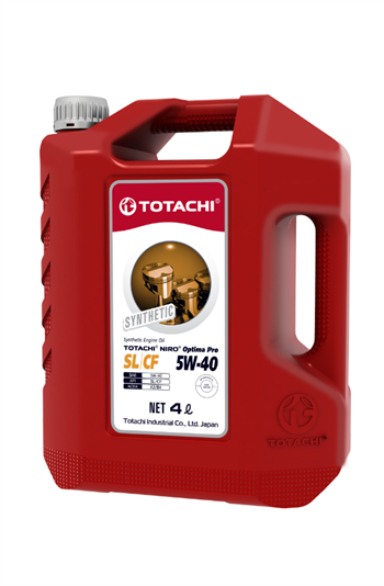 

Моторное масло TOTACHI NIRO OPTIMA PRO Synthetic 5W-40, 4л, 1C604