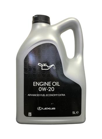 

Моторное масло TOYOTA LEXUS ENGINE OIL ADVANCED FUEL ECONOMY 0W-20 EXTRA, 5л, 0888083888GO