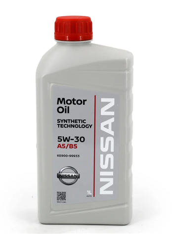 

Моторное масло NISSAN MOTOR OIL 5W-30 A5/B5, 1л, KE90099933