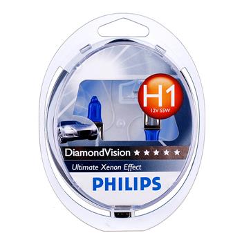 

Лампа головного света (DiamondVision) H1 12V 55W 5000K Блистер 2 шт., 12258DVS2