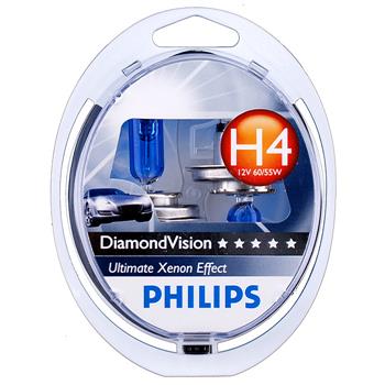 

Лампа головного света (DiamondVision) H4 12V 60/55W 5000K Блистер 2 шт., 12342DVS2