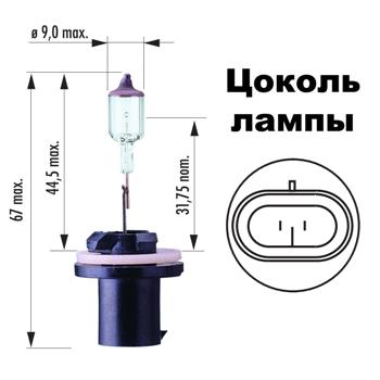 

Лампа галогенная PHILIPS Standard H27W/1 PG13 12V 27W, 12059C1