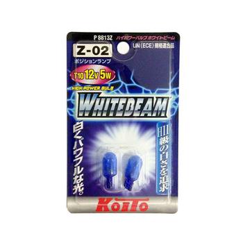 

Лампы периферийные Koito Whitebeam, W5W, 5W, блистер, 2 шт, P8813Z
