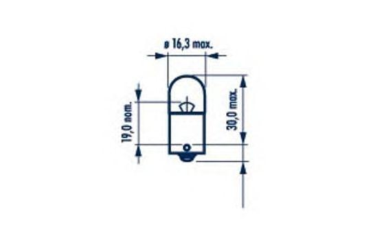 

ЛАМПА СИГНАЛЬНАЯ R5W 24V 5W BA15s ( 1 ШТ.), 17181