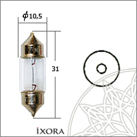

ЛАМПА ДОПОЛНИТЕЛЬНОГО ОСВЕЩЕНИЯ 12V 10W T10X31, 2254
