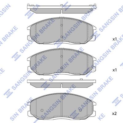 

КОЛОДКИ ТОРМОЗНЫЕ ДИСКОВЫЕ ПЕР К-Т, SP1157