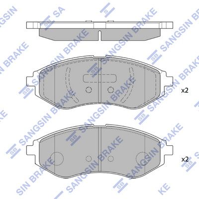 

КОЛОДКИ ТОРМОЗНЫЕ ДИСКОВЫЕ ПЕР К-Т, SP1158