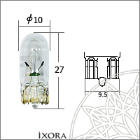 Лампа дополнительного освещения 12v 5w - без цоколя t10 (ece) w5w