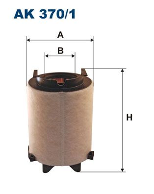 

ФИЛЬТР ВОЗДУШНЫЙ, AK3701