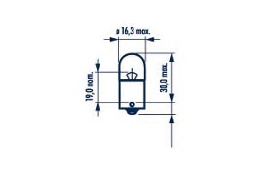 

ЛАМПА СИГНАЛЬНАЯ R5W 24V 5W HEAVY DUTY ( 1 ШТ.), 17186