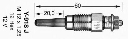 

СВЕЧА НАКАЛИВАНИЯ DP 2 Y-918J, 6285