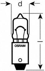 Лампа галогенная Narva, T4W, 12V, 10W, 1шт