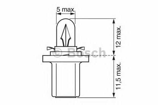 

ЛАМПА 12V 1,2W PURE LIGHT (CB), 1987302219