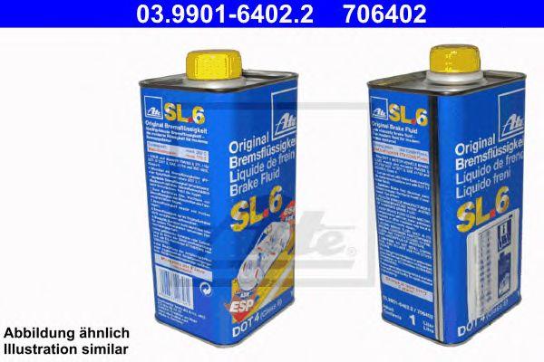 Тормозная жидкость sl6 dot4 10л