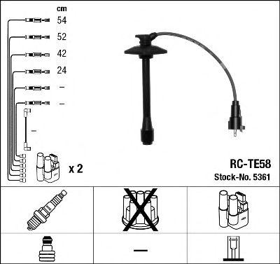 

КОМПЛЕКТ ПРОВОДОВ ЗАЖИГАНИЯ RC-TE58, 5361