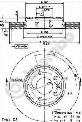 

ДИСК ТОРМОЗНОЙ NISSAN PRIMASTAR BOX (X83) 09/02- / NISSAN PRIMASTAR BUS (X83) 03/01- / OPEL VIVARO, 09893710