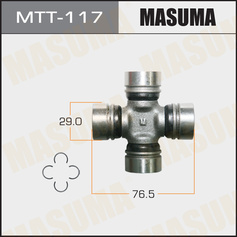 

КРЕСТОВИНА 29X49 АНАЛОГ MTT-121, MTT-123, MTT117