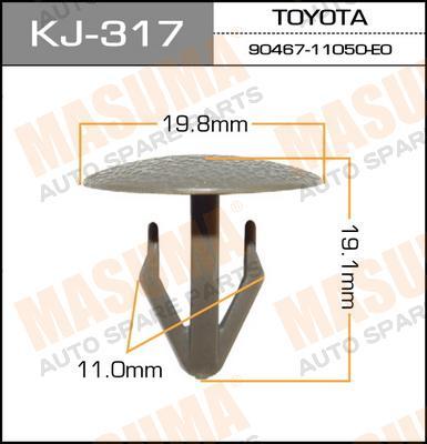 

КЛИПСА КРЕПЕЖНАЯ 317-KJ, KJ317