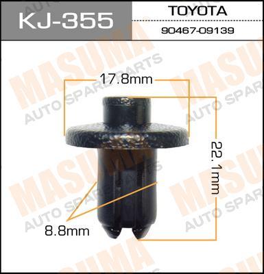 

КЛИПСА КРЕПЕЖНАЯ, KJ355