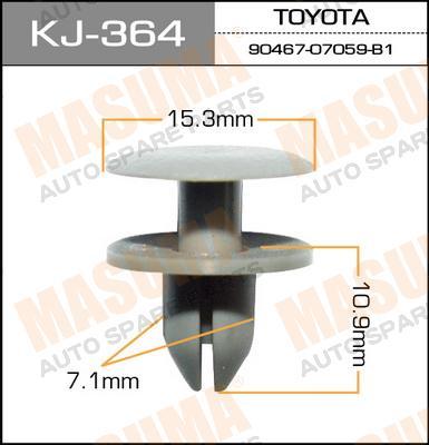 

КЛИПСА КРЕПЕЖНАЯ, KJ364
