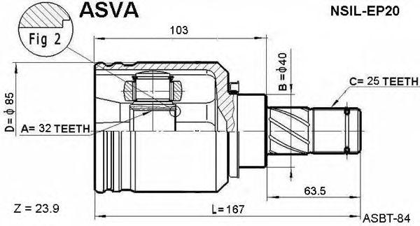 

ШРУС ВНУТР L 32X40X25, NSILEP20