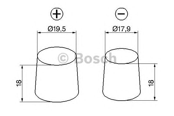 

Аккумулятор BOSCH, 0092S40260