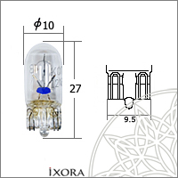 Лампа дополнительного освещения 12v 5w t10 (наполнена ксеноном)