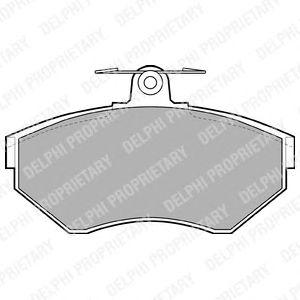 

КОЛОДКИ ТОРМОЗНЫЕ ПЕР VW CADDY, LP1409