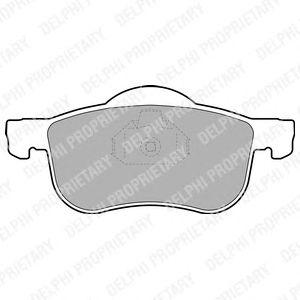 Колодки тормозные пер. volvo s60 10.01-, s80 2/98-