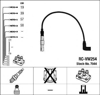 

КОМПЛЕКТ ПРОВОДОВ ЗАЖИГАНИЯ RC-VW254, 7044